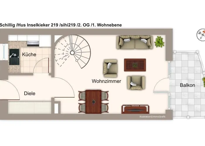 Hus Inselkieker Hus Inselkieker 219 아파트 *
